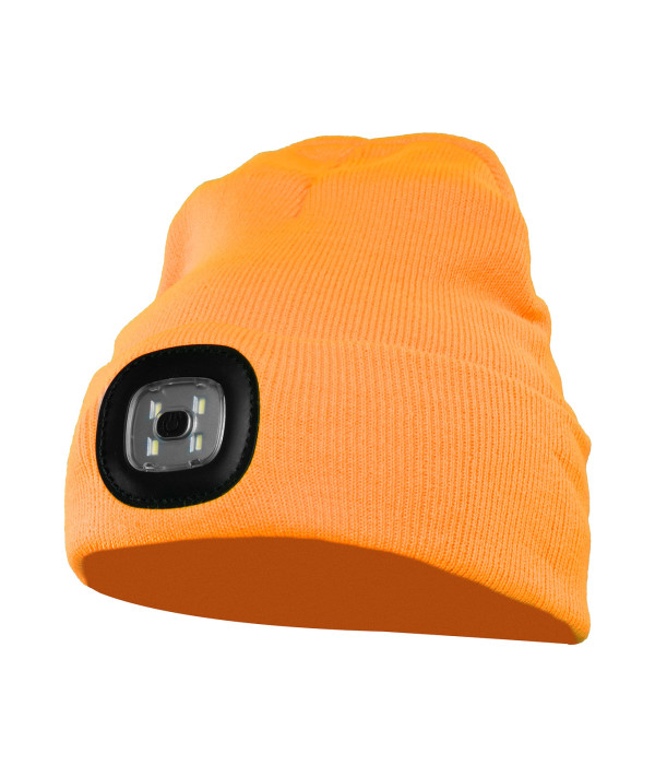 Czapka robocza z latarką LED