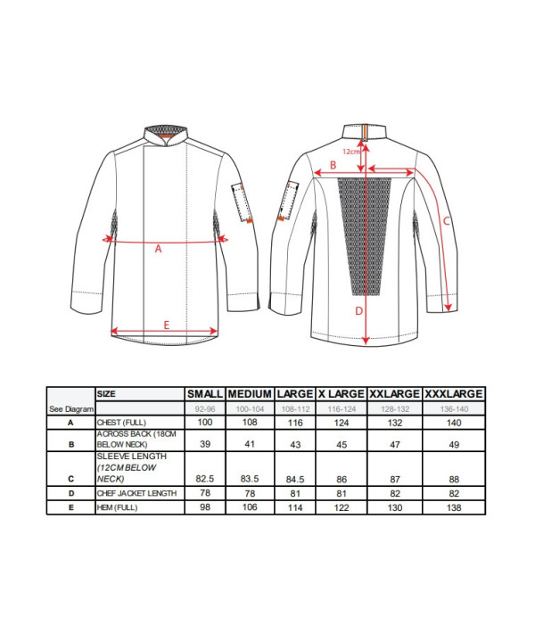 Bluza kucharska oddychająca PORTWEST C838
