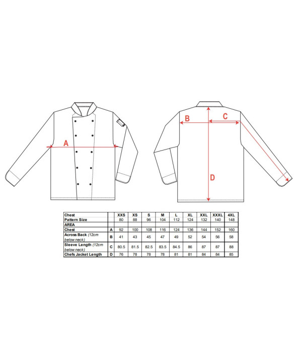 Bluza kucharska unisex PORTWEST C834