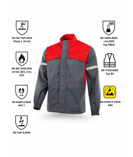 BLUZA TRUDNOPALNA ANTYSTATYCZNA GROM 5w1